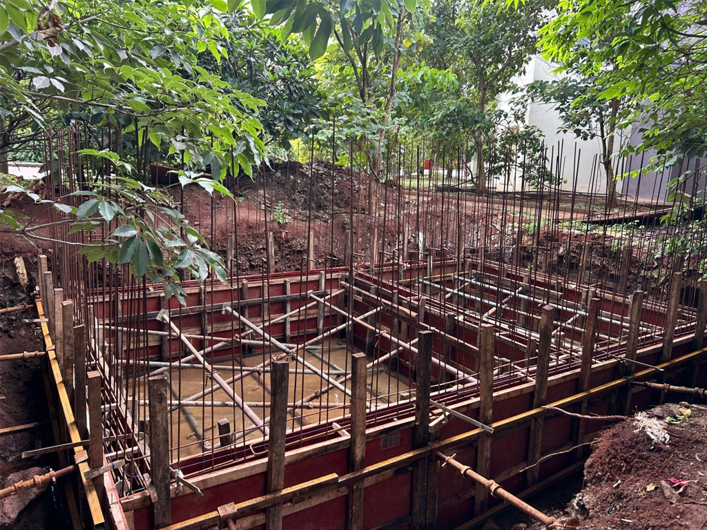 IISER Pune campus construction project by Ramee Developers infrastructure development